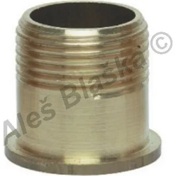 Dřík na ploché těsnění mosazný - MOSAZ - 1" 5151