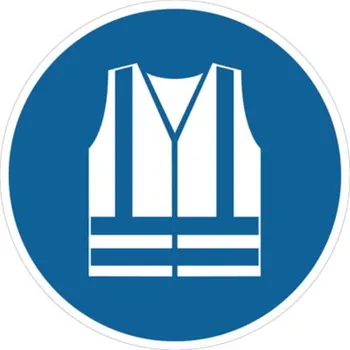 Heskins Podlahová značka - Použij reflexní vestu HESKINS podlahové značky 430 mm