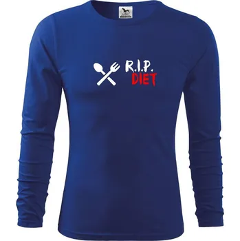 Chlapecké tričko R.I.P. Diet - Triko dětské Long Sleeve - 158 cm/12 let ( Královská modrá )