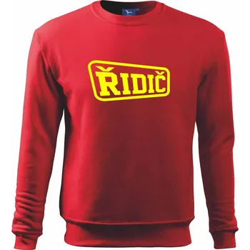 Chlapecké tričko Řidič - rámeček - Mikina Essential dětská - 146 cm/10 let ( Červená )