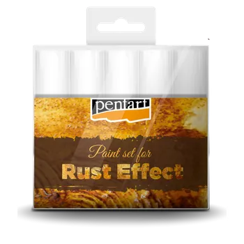 Vodová barva Pentart Paint Set 5x 20 ml efekt koroze