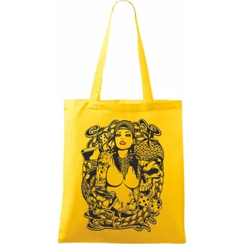Party girl 75D - Taška bavlněná - 42 x 38 cm ( Žlutá )