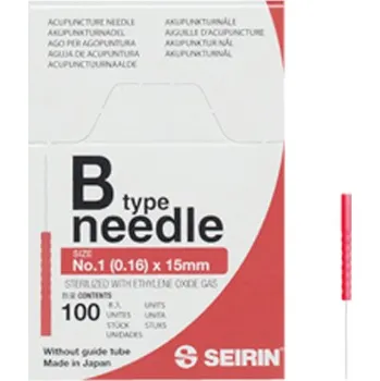 Jehla na akupunkturu Jehly akupunkturní Japonsko B-type 1 - 0,16×15mm Seirin