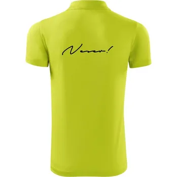 Pánská košile Řekni to - Neser - Polokošile Victory sportovní (dresovina) - XL ( Limetková )