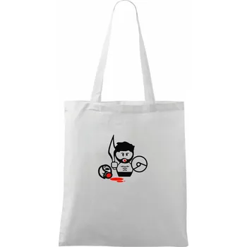 Gladiátor - Taška bavlněná - 42 x 38 cm ( Bílá )