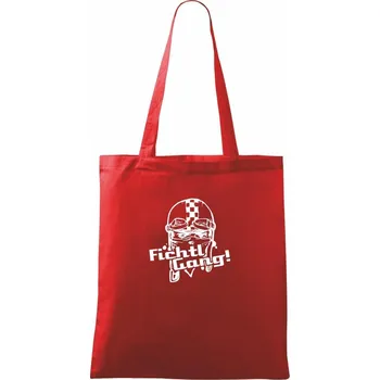 Nákupní taška Fichtl Gang! - Taška bavlněná - 42 x 38 cm ( Červená )