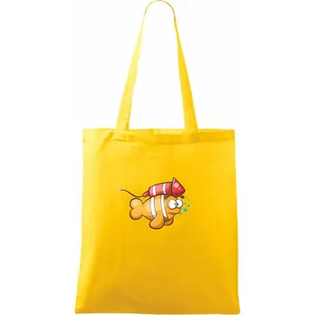 Nákupní taška Raketová ryba - Taška bavlněná - 42 x 38 cm ( Žlutá )