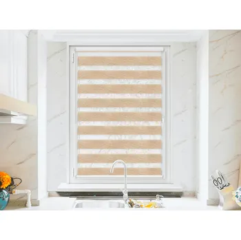 Roleta FEXI Zatemňovací Roleta Den a noc, Nature písek, A 022 v MAXI kazetě, 150x30 cm