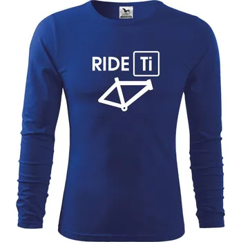 Chlapecké tričko Ride Ti - Triko dětské Long Sleeve - 122 cm/6 let ( Královská modrá )