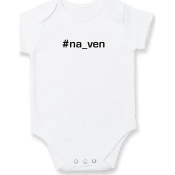 Kojenecký body #na_ven - Body kojenecké s krátkým rukávem - Krátký r. do 3 měs ( Bílá )