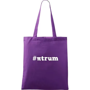 Pít rum - Taška bavlněná - 42 x 38 cm ( Fialová )