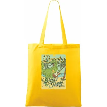 Beach rock party - Taška bavlněná - 42 x 38 cm ( Žlutá )