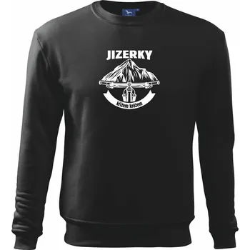 Chlapecké tričko Jizerky křížem krážem - Mikina Essential dětská - 158 cm/12 let ( Černá )