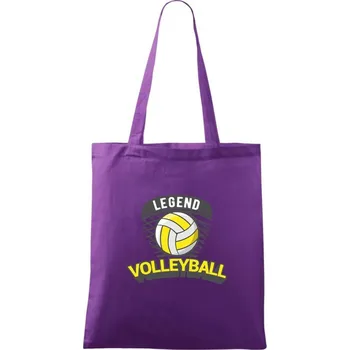 Volleyball legend - Taška bavlněná - 42 x 38 cm ( Fialová )