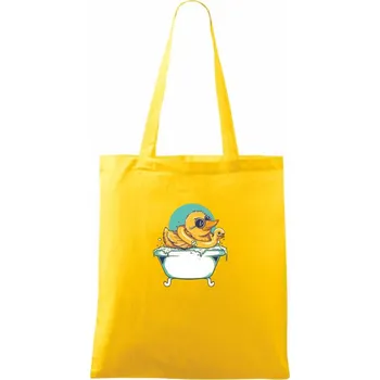 Kačer ve vaně - Taška bavlněná - 42 x 38 cm ( Žlutá )