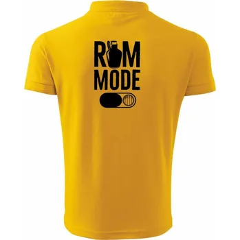 Pánská košile Rum mode - Polokošile pánská Pique Polo 203 - L ( Žlutá )