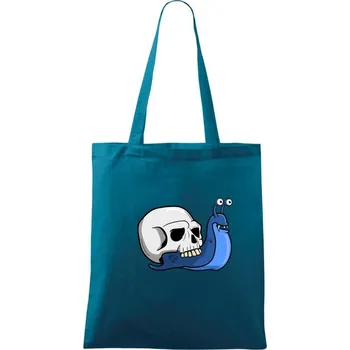 Nákupní taška Nový bejvák - Taška bavlněná - 42 x 38 cm ( Petrolejová )