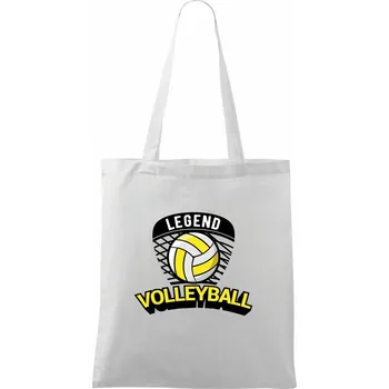 Volleyball legend - Taška bavlněná - 42 x 38 cm ( Bílá )