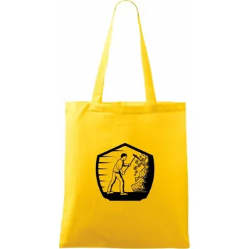 Crypto horník - Taška bavlněná - 42 x 38 cm ( Žlutá )