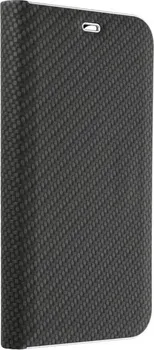 Pouzdro na mobilní telefon Forcell Luna Book Carbon pro Samsung Galaxy Xcover 4 černé