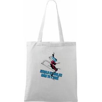 Nákupní taška Nedalo se odolat, mám to v sobě nářadí - Taška bavlněná - 42 x 38 cm ( Bílá )