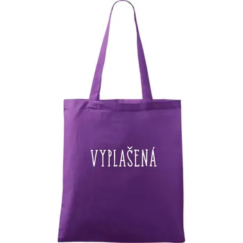 Vyplašená - Taška bavlněná - 42 x 38 cm ( Fialová )