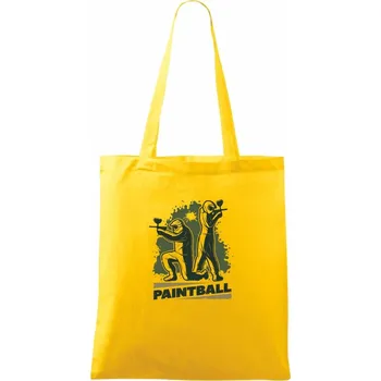 Paintball dvojice splash - Taška bavlněná - 42 x 38 cm ( Žlutá )