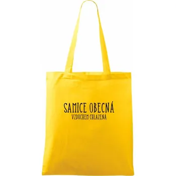 Samice obecná - Taška bavlněná - 42 x 38 cm ( Žlutá )