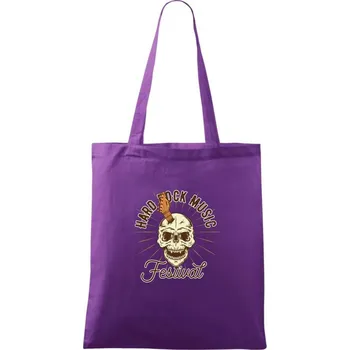 Festival Hard Rock Music - Taška bavlněná - 42 x 38 cm ( Fialová )