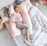 Milkie Alice český těhotenský a kojicí polštář Bunny Rose