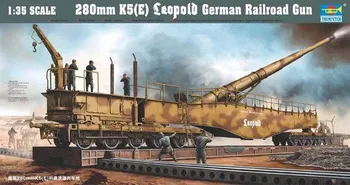Plastikový model Trumpeter Leopold German Railroad Gun 1:35