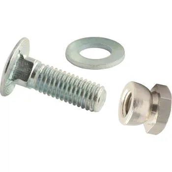 Příslušenství pro plot Vratový šroub s trhací maticí M8x25 mm, DIN 603, Zn