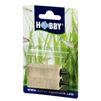 HOBBY Aquaristik Vzduchovací kostka z lipového dřeva 45 x 15 x 15 mm 2 ks