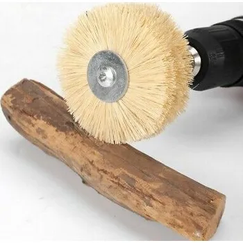 Brusný kotouč Leštící štětinový stopkový kartáč SISAL 80x20x45