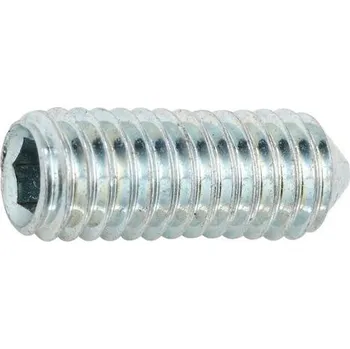 Klika na kolo Šroub do kliky (červík) M6x8 imbus se špičkou pro upevnění kliky