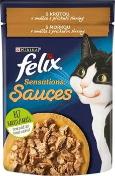 Krmivo pro kočku Felix Sensations Sauce s krůtou v omáčce 85 g