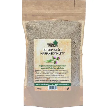 Čaj Naturprodukt Ostropestřec mariánský mletý 200 g
