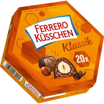 FERRERO KÜSSCHEN PRALINKY S NUGÁTEM 178g NĚMECKO!
