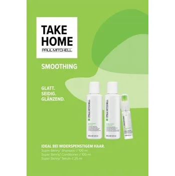 Kosmetická sada Paul Mitchell Smoothing Take Home Sada - šampon 100 ml + kondicionér 100 ml + sérum 25 ml Dárková sada