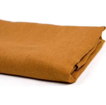 Prostěradlo Snový svět Skořicově hnědé prostěradlo na dvojlůžko - 100% LEN Upevnění prostěradla: Rovné