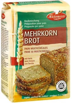Chlebová směs Küchenmeister Směs na pečení vícezrnného chleba 1 kg