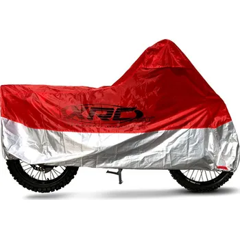 Plachta na motorové vozidlo Plachta na motorku XRC Offroad/MX red/silver vel. L