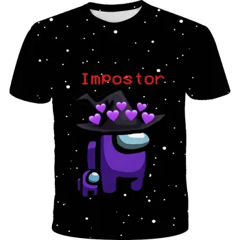 Dámské tričko TRIČKO AMONG US 3D srdička Velikost: 140