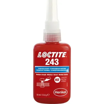 Průmyslové lepidlo LOCTITE 243 zajišťovač šroubů SP, 50 ML