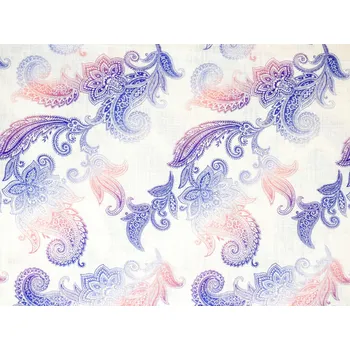 Snový svět VZOREK - Lněná látka duhová víla