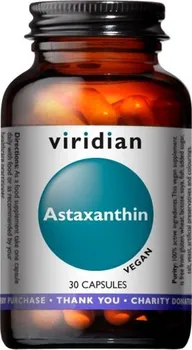 Přírodní produkt viridian Astaxanthin 30 cps.