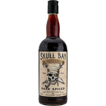 Likér Skull Bay Dark Spiced Original 0,7 l 37,5 %