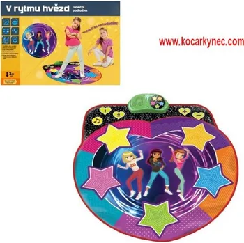 Taneční podložka Taneční zvuková podložka V Rytmu hvězd hudební interaktivní koberec LED efekty s melodiemi napojitel