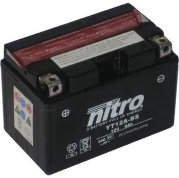 Motobaterie Nitro NT12A-BS-N