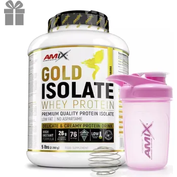 Proteinový nápoj Amix Gold Whey Protein Isolate 2280g Příchuť: Vanilla